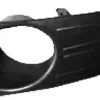 Grille de calandre gauche pour DACIA LOGAN I MCV ph.2, 2008-2013, noire, trou antibrouillard, pare