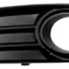 Grille de calandre gauche pour AUDI A3 II ph.3 (3 portes) 2008-2012, noire, (fermé), trou feu AB