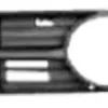 Grille de calandre gauche pour VOLKSWAGEN CADDY III ph.1 2004-2010 noire, (Life) trou antibrouillard