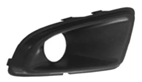 Grille de calandre gauche pour LANCIA YPSILON I ph. 2 2006-2011, trou antibrouillard, Noire, Neuve