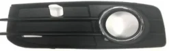 Grille de calandre gauche pour AUDI A3 II ph.2 SPORTBACK 2008-2012 noire & chromée (S line), Neuve