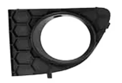 Grille de calandre gauche FIAT PUNTO III depuis 2012 >, noire, trou antibrouillard, pare chocs avant