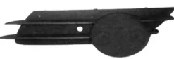 Grille de calandre gauche pour OPEL CORSA D phase 1, 2006-2010, noire, pare chocs avant, Neuve