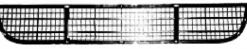 Grille de calandre inférieure pour CITROËN JUMPY I phase 1, 1995-2003, noire, pare chocs avant