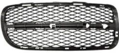 Grille latérale droite de pare chocs pour VOLKSWAGEN TOUAREG I ph. 1 2002-2006, Noire, Neuve