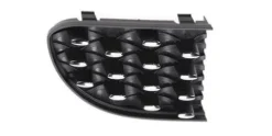 Grille pare chocs avant droite pour FIAT 500 depuis 2015, noire, avec moulure chromèe, Neuve