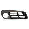 Grille pare chocs avant droit pour BMW Serie 5 F10N, 2013-2016, trous moulure, trou feu antibrouillard, noire, Neuve