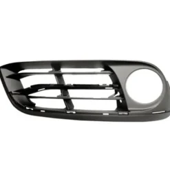 Grille pare chocs avant droit pour BMW Serie 5 F10N, 2013-2016, trous moulure, trou feu antibrouillard, noire, Mod. LUXURY MODERN-LINE, Neuve