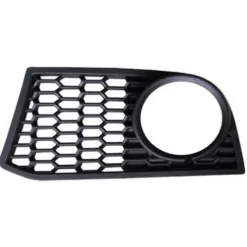 Grille pare chocs avant gauche pour BMW Serie 5 F10 M-TECH, 2010-2013, trou feu antibrouillard ouverte, noire, Neuve