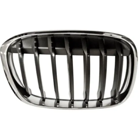 Grille radiateur avant droite pour BMW X1 F48 depuis 2015, chromée/noire, Neuve