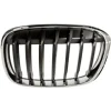 Grille radiateur avant gauche pour BMW X1 F48 depuis 2015, chromée/noire, Neuve