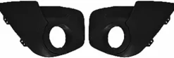 Grilles de calandre RENAULT TWINGO II phase 1 2007-2011 droite et gauche (dynamique) noires trous AB