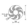 Groupe moto Ventilateur Radiateur pour VOLKSWAGEN PASSAT B7 2011-2014, OEM: 1K0959455CR, Neuf