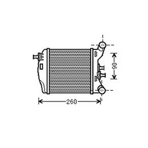 Intercooler pour ABARTH ABARTH 500 595-695 ph.1 2008-2016, OEM: 51819186, Neuf