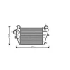 Intercooler pour ALFA ROMEO 156 ph.1 1997-2003, OEM: 60686738, Neuf