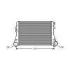 Intercooler pour AUDI A3 3/5 Portes 2003-2008, OEM: 1K0145803CD, Neuf