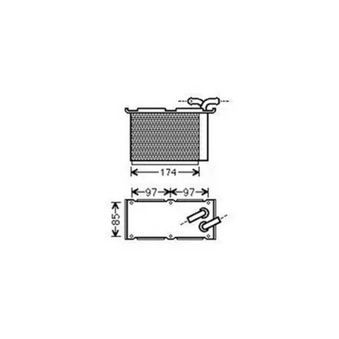 Intercooler pour AUDI A3 3/5 Portes 2003-2008, OEM: 03C145749B, Neuf