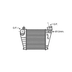 Intercooler pour AUDI A3 I ph.1 1996-2000, OEM: 1J0145803E, Neuf