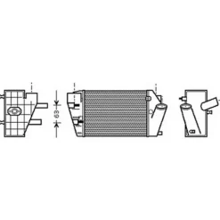 Intercooler pour AUDI A4 II 2000-2004, OEM: 8E0145805E, Neuf