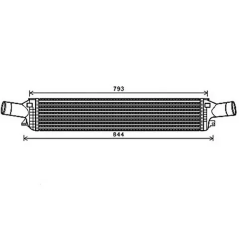 Intercooler pour AUDI A4 IV ph.1 2007-2011, OEM: 8K0145805AC, Neuf