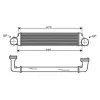 Intercooler pour BMW Serie 3 E46 2001-2004, OEM: 17517793370, Neuf