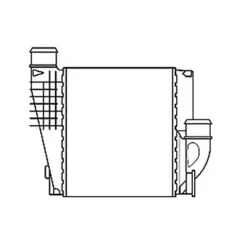 Intercooler pour CITROËN C4 PICASSO I ph.2 2010-2013, OEM: 9675627980, Neuf
