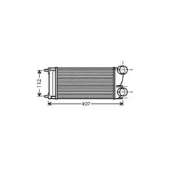 Intercooler pour CITROËN C4 I ph.2 2008-2010, OEM: 0384L4, Neuf
