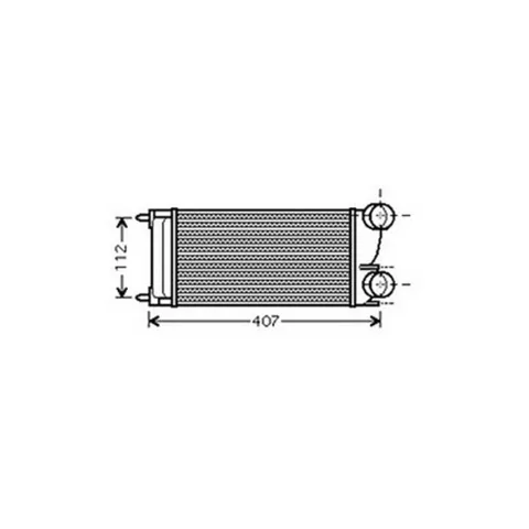 Intercooler pour CITROËN C4 I ph.2 2008-2010, OEM: 0384L4, Neuf