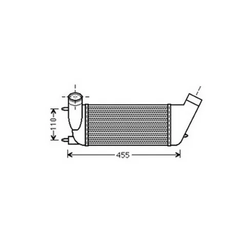 Intercooler pour CITROËN JUMPY II 2007-2016, OEM: 1440094280, Neuf