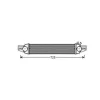 Intercooler pour CITROËN NEMO depuis 2008, OEM: 51790623, Neuf