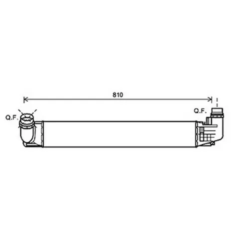 Intercooler pour DACIASTER I ph.1 2010-2013, OEM: 8200880552, Neuf