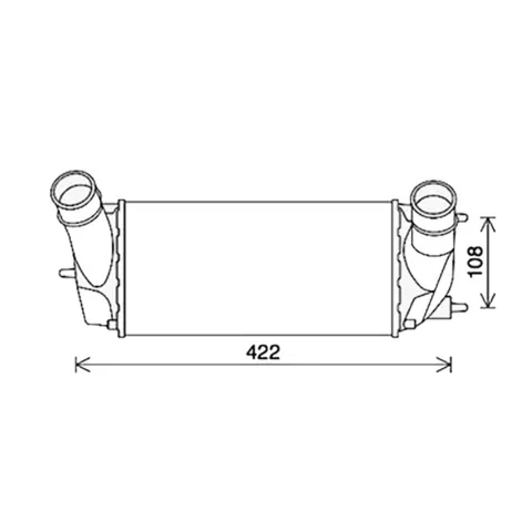 Intercooler pour FORD FIESTA Mk6 ph.2 2013-2016, OEM: 1776956, Neuf