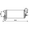 Intercooler pour FORD FOCUS III ph.1 2011-2014, OEM: 1778294, Neuf