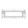 Intercooler pour MERCEDES VITO II ph.1 2003-2010 (W639), OEM: 6395010201, Neuf