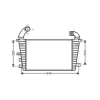 Intercooler pour OPEL ASTRA H 2004-2007, OEM: 13231458, Neuf