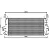 Intercooler pour OPEL ASTRA H 2007-2009, OEM: 1302144, Neuf