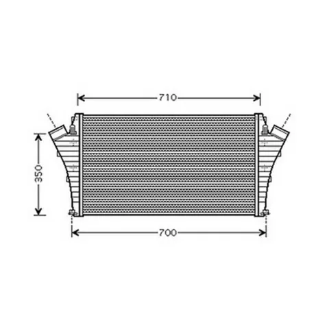 Intercooler pour OPEL VECTRA C 2002-2005, OEM: 6302040, Neuf