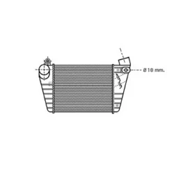 Intercooler pour SKODA FABIA I ph.1 2000-2004, OEM: 6Q0145804A, Neuf