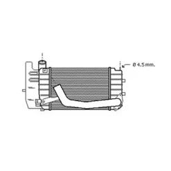 Intercooler pour TOYOTA YARIS II ph.1 2005-2009, OEM: 179000N010, Neuf