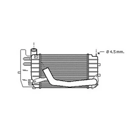 Intercooler pour TOYOTA YARIS II ph.1 2005-2009, OEM: 179000N010, Neuf