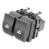 Interrupteur/Bouton de lève vitre électrique sur porte avant gauche pour RENAULT MEGANE II phase 1, 2002-2005, 2 boutons, noir, Neuf