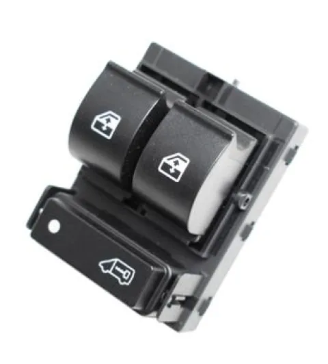 Interrupteur/Bouton de lève vitre électrique sur porte avant gauche pour JUMPER II phase 1, 2006-2014, 2 boutons, noir, Neuf