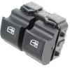 Interrupteur/Bouton de lève vitre électrique sur porte avant gauche pour RENAULT CLIO IV phase 1, 2012-2016, 2 boutons, noir, Neuf
