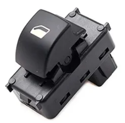 Interrupteur/Bouton de lève vitre électrique sur porte avant droite pour PEUGEOT 207, 2009-2012, 1 bouton, noir, Neuf
