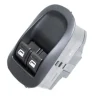 Interrupteur/Bouton de lève vitre électrique sur porte avant gauche pour CITROËN JUMPY II, 2007-2016, 2 boutons, noir, Neuf