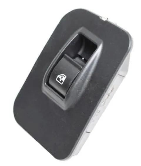 Interrupteur/Bouton de lève vitre électrique sur porte avant droite pour FIAT FIORINO III, 2008-2016, 1 bouton, noir, Neuf
