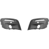 Kit 2 grilles de calandre pour CITROËN BERLINGO II ph.3 2015-2018, antibrouillards, radar, à peindre