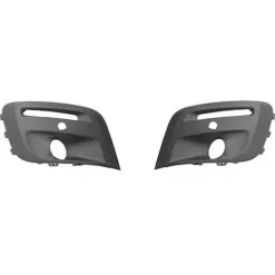 Kit 2 grilles de calandre pour PEUGEOT PARTNER II ph.3 2015-2018, antibrouillards, radar, à peindre