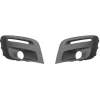 Kit 2 grilles de calandre pour CITROËN BERLINGO II ph.3 2015-2018, trous antibrouillards, à peindre
