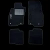 Kit 4 Tapis de sol Auto pour ALFA ROMEO MITO de 2008 à 2016, sigle MITO, avec CLIPS, Neuf